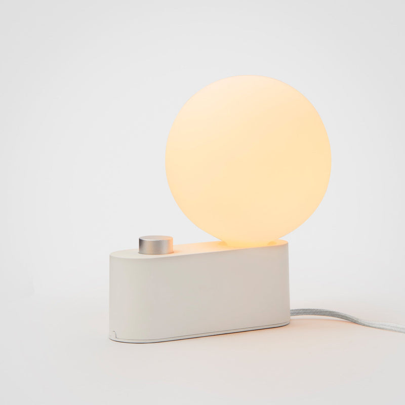 Alumina Multi-Use Lamp in Chalk