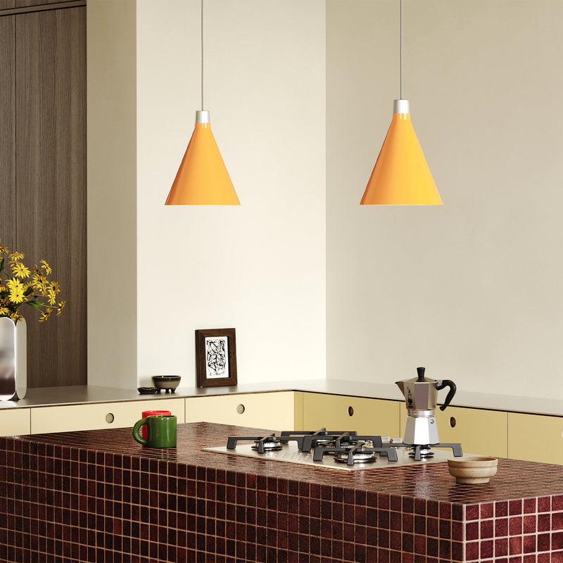 Bower Pendant Light Small in Yellow