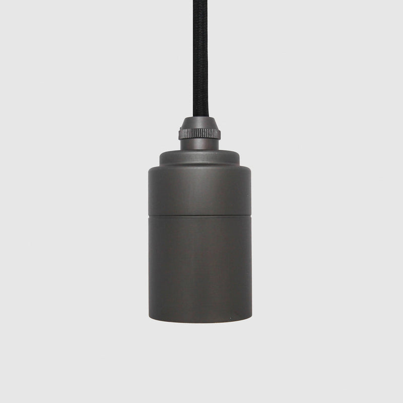 Oval Plug-In Pendant in Graphite