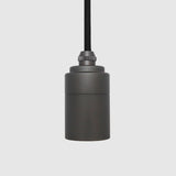 Oval Pendant Light in Graphite