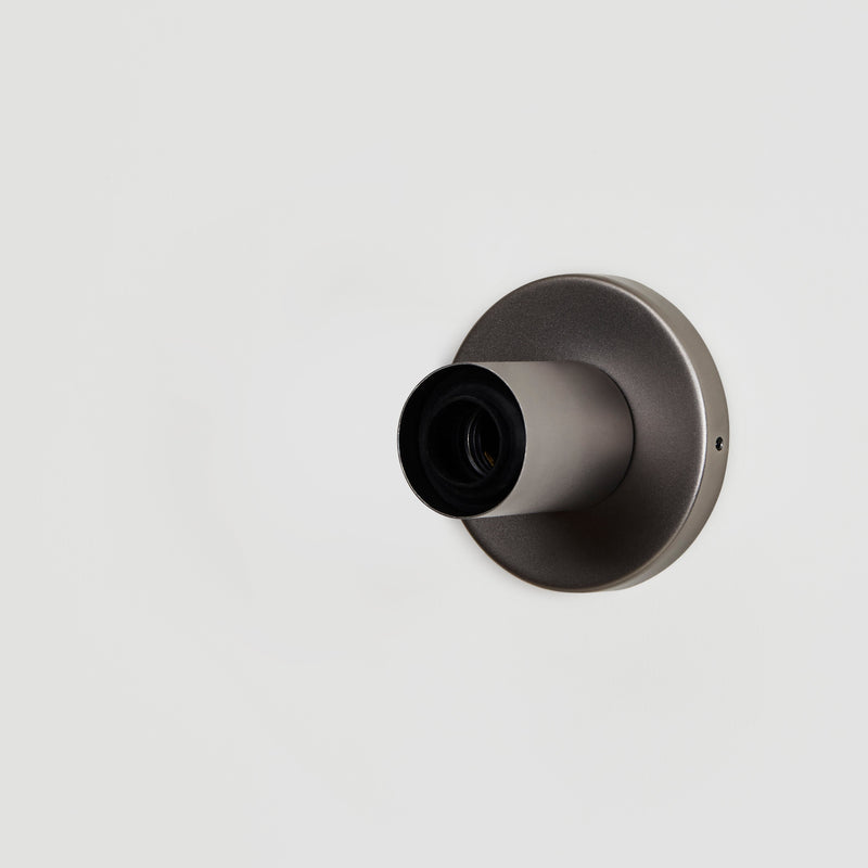 Lochan Wall Light in Graphite + Oval