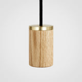 Porcelain III Pendant Light in Oak