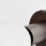 Lochan Wall Light in Graphite + Sphere III