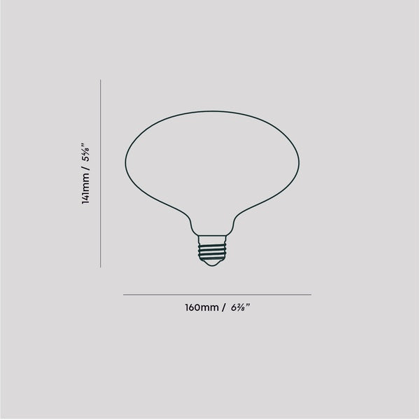 Oval E26 LED Bulb