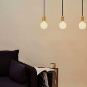 Sphere III Pendant Light in Brass